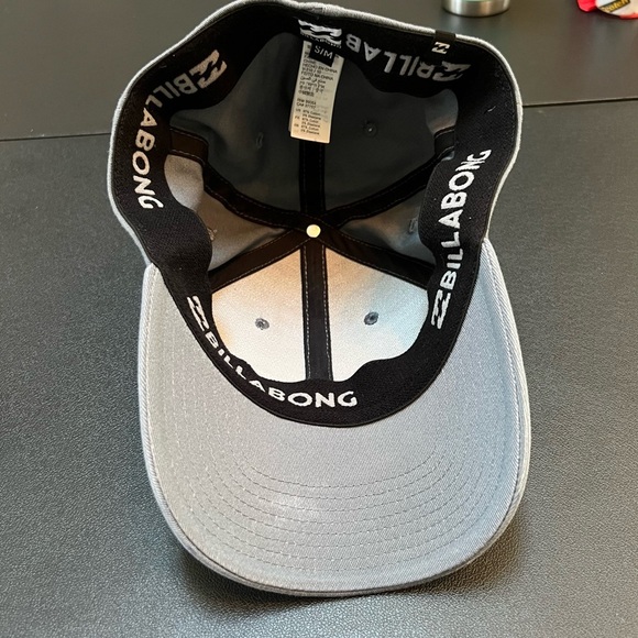 Billabong Walled Stretch Grey Cap S/M Vintage Surf Streetwear - Picture 3 of 4